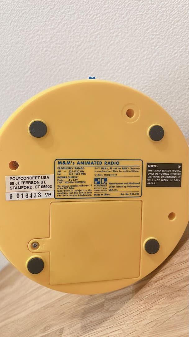 m&m's エムアンドエムズ　ディスペンサー・フィギュア・ラジオ　希少品