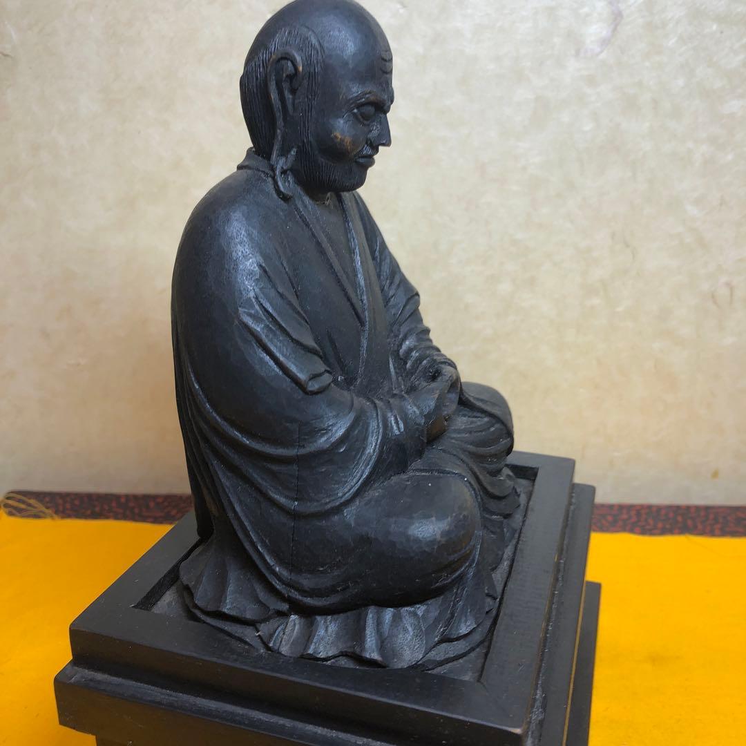 木彫り木造武田元光像？