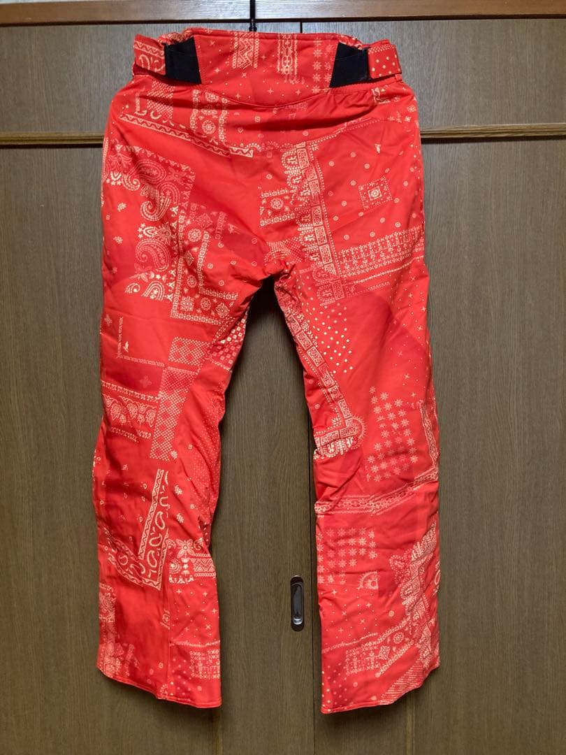 ミズノ　スキーパンツ　Ｌサイズ　美品　赤　レッド