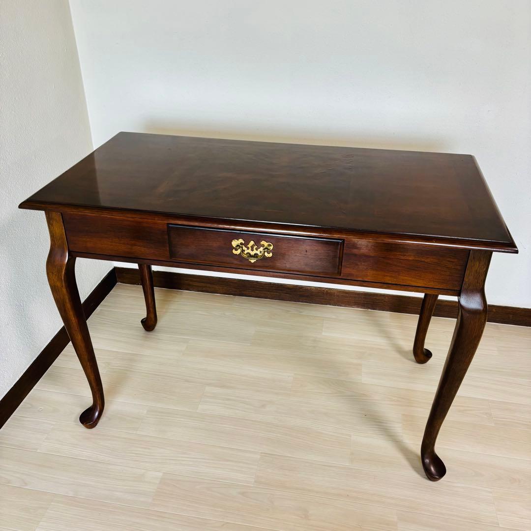 【希少品】　vintage アンティーク調　デスク　猫足　送料込み