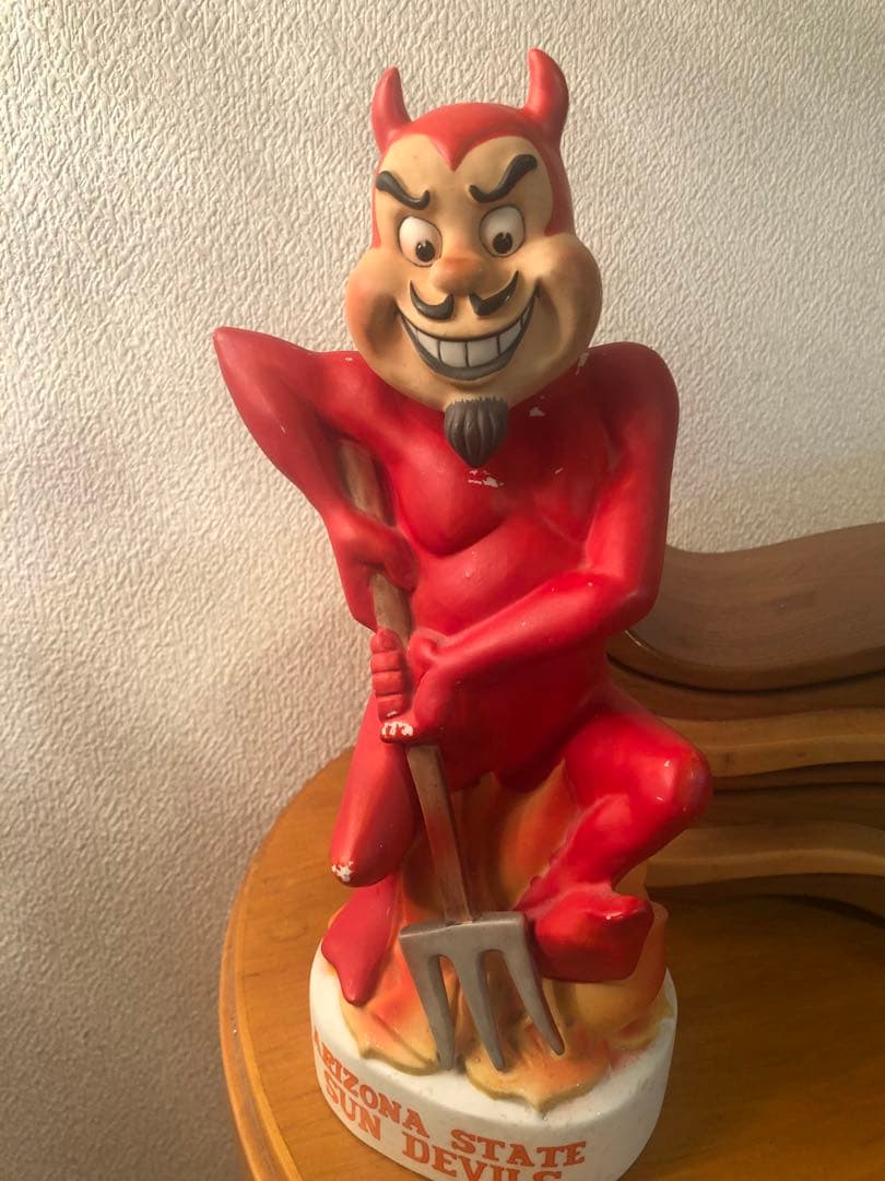 ビンテージ　デビル 悪魔　サンデビル　デカンタ　ミッドセンチュリー レッドデビル