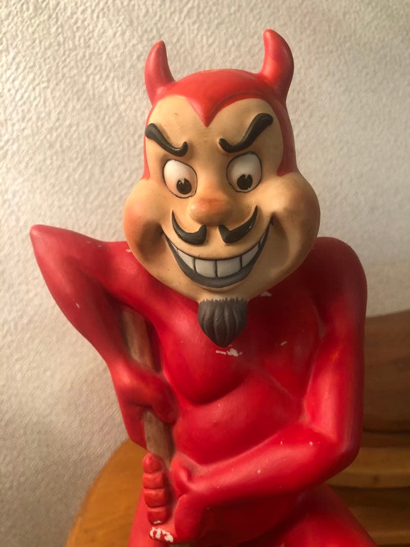 ビンテージ　デビル 悪魔　サンデビル　デカンタ　ミッドセンチュリー レッドデビル