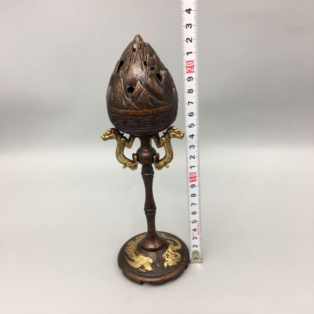 銅 細工 香炉 茶道香炉 装飾工 芸品 置物