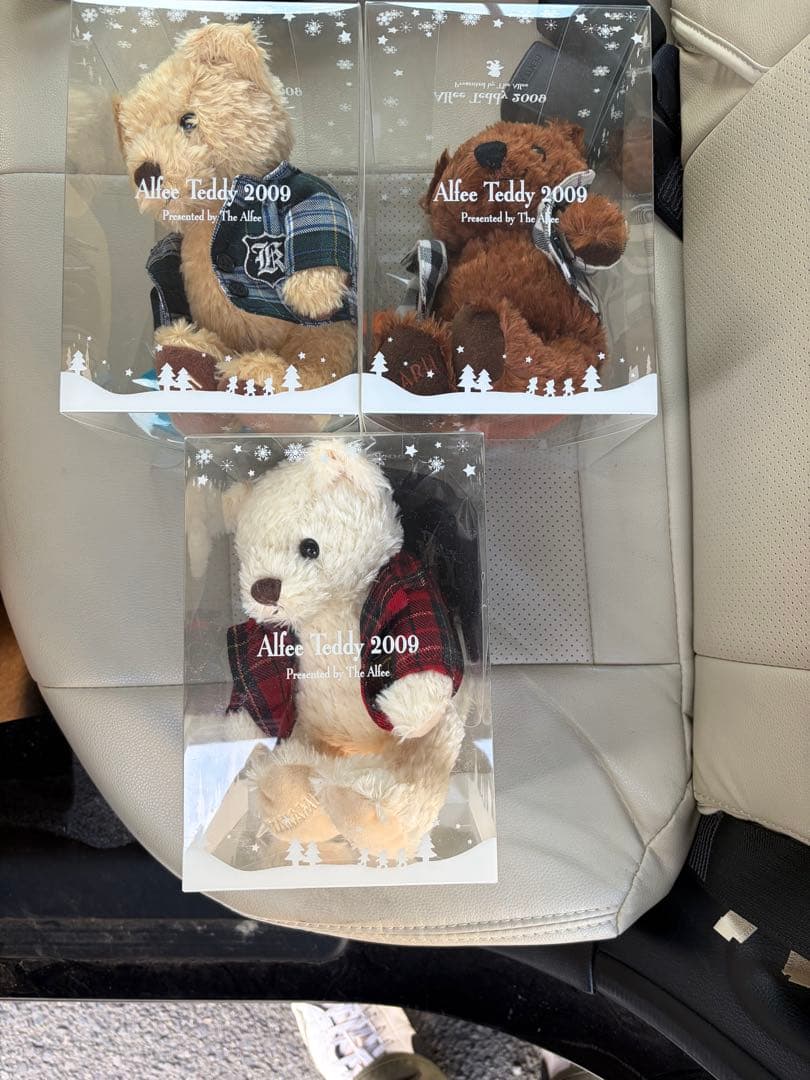 Alfee Teddy 2009 ぬいぐるみ 3体セット