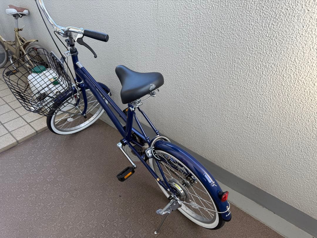あさひ　自転車　カゴ付き　購入1週間
