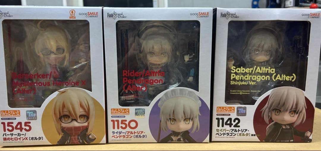 ねんどろいど アルトリア　オルタ　3点セット　FGO