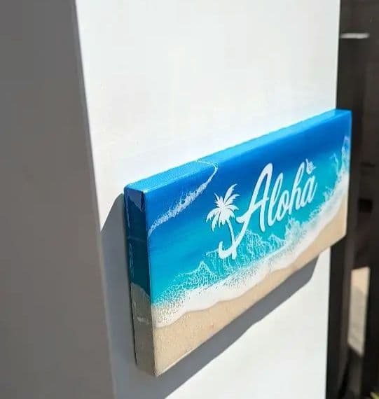 Hawaiiを感じる　Ocean Aloha plate