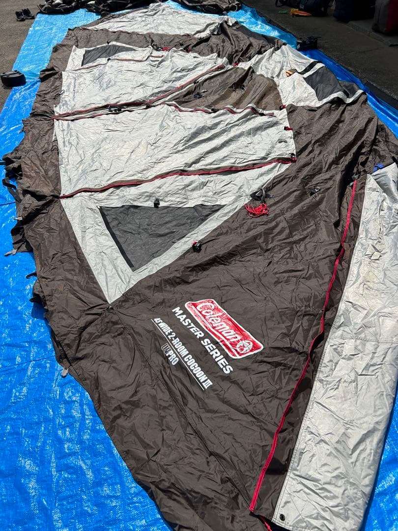 【美品】コールマン ウェザーマスター4Ｓワイド2ルームコクーンⅢ