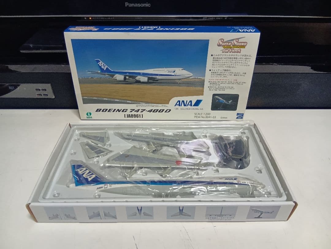 【未使用】イワヤ 1:200 ボーイング 747-400 アナウンス ANA