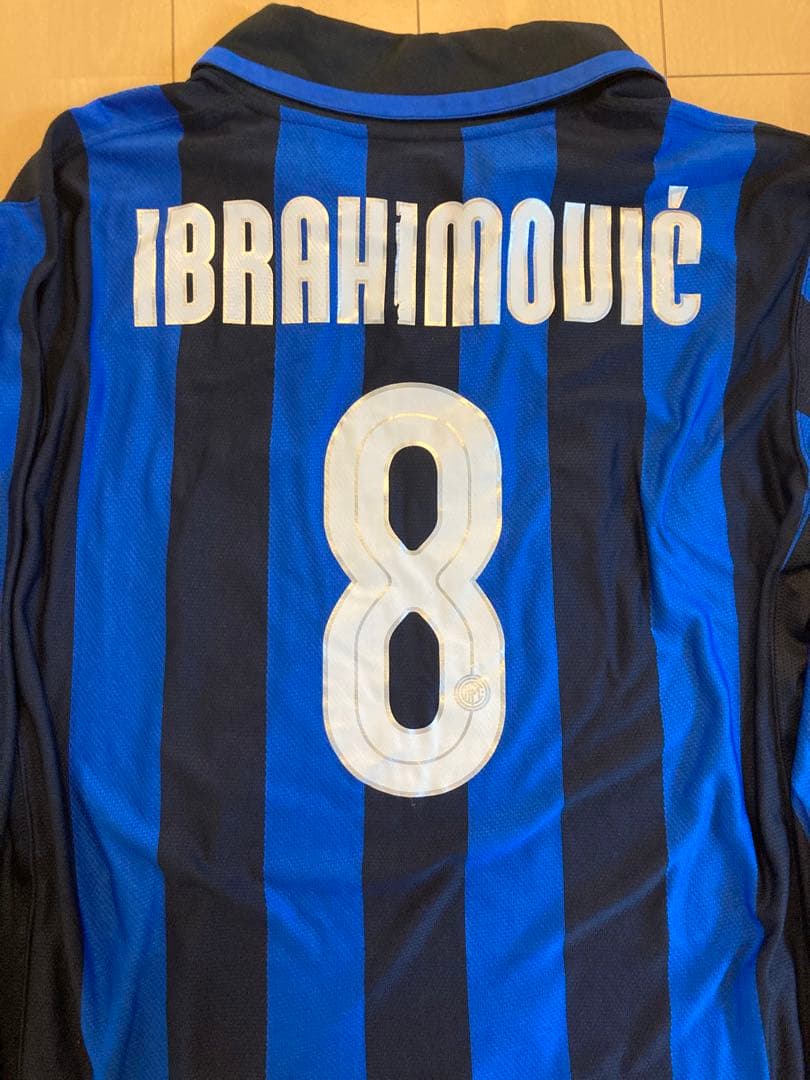 【選手支給品】100周年記念　イブラヒモビッチ 長袖 インテル正規品ユニフォーム