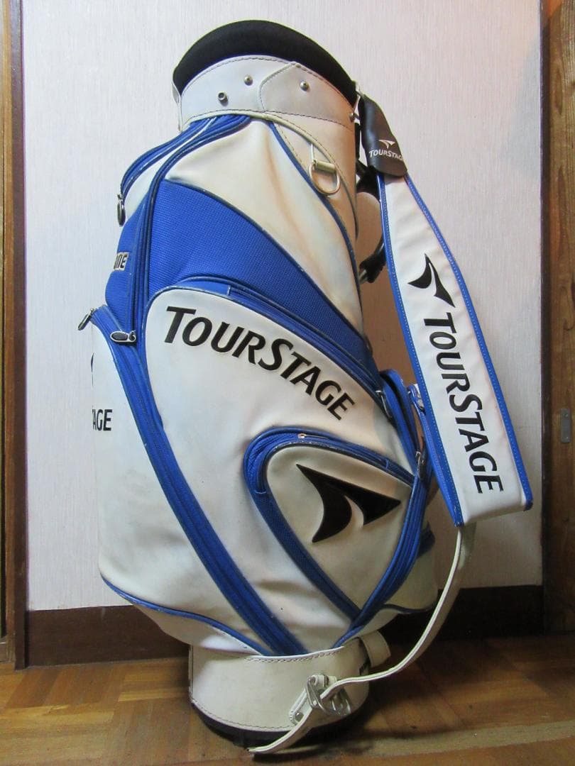 ★☆★ブリヂストン★ツアーステージ★3点式★ツアーバック★白/青★☆★