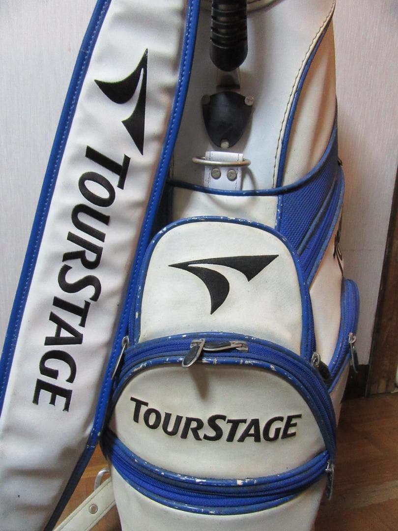 ★☆★ブリヂストン★ツアーステージ★3点式★ツアーバック★白/青★☆★