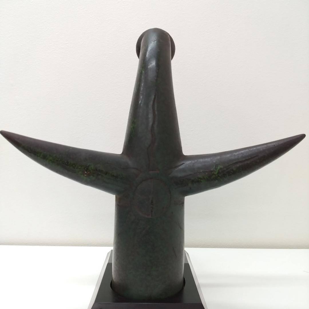 若《ZPWXC》太陽の塔　岡本太郎　EXPO70　大阪万博　青銅製　台座あり