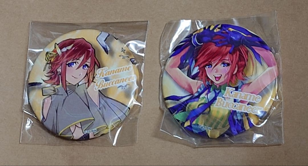マクロスΔ カナメ・バッカニア 缶バッジセット クロスオーバーライブ 新品未開封