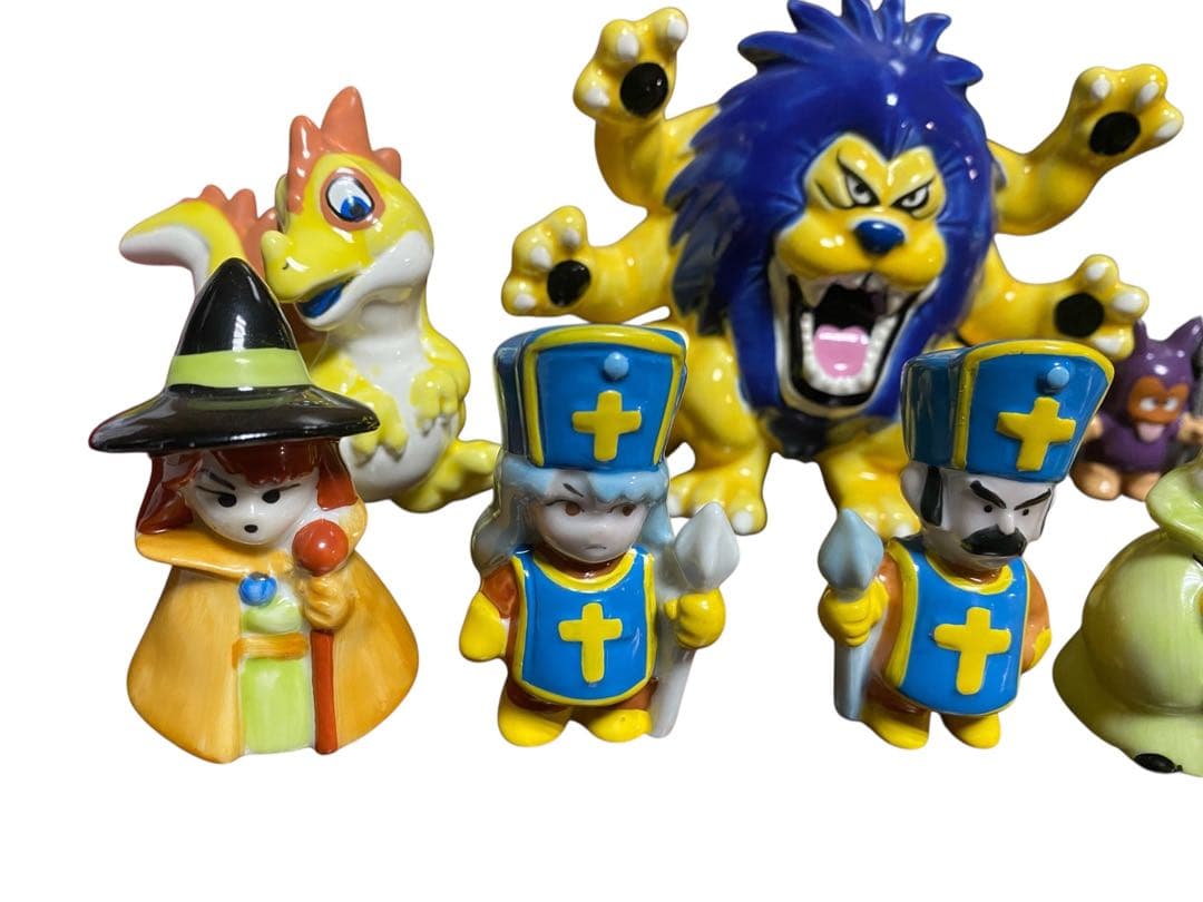 ドラゴンクエスト 陶器フィギュア 16体セット 当時物 シール付き美品 ENIX