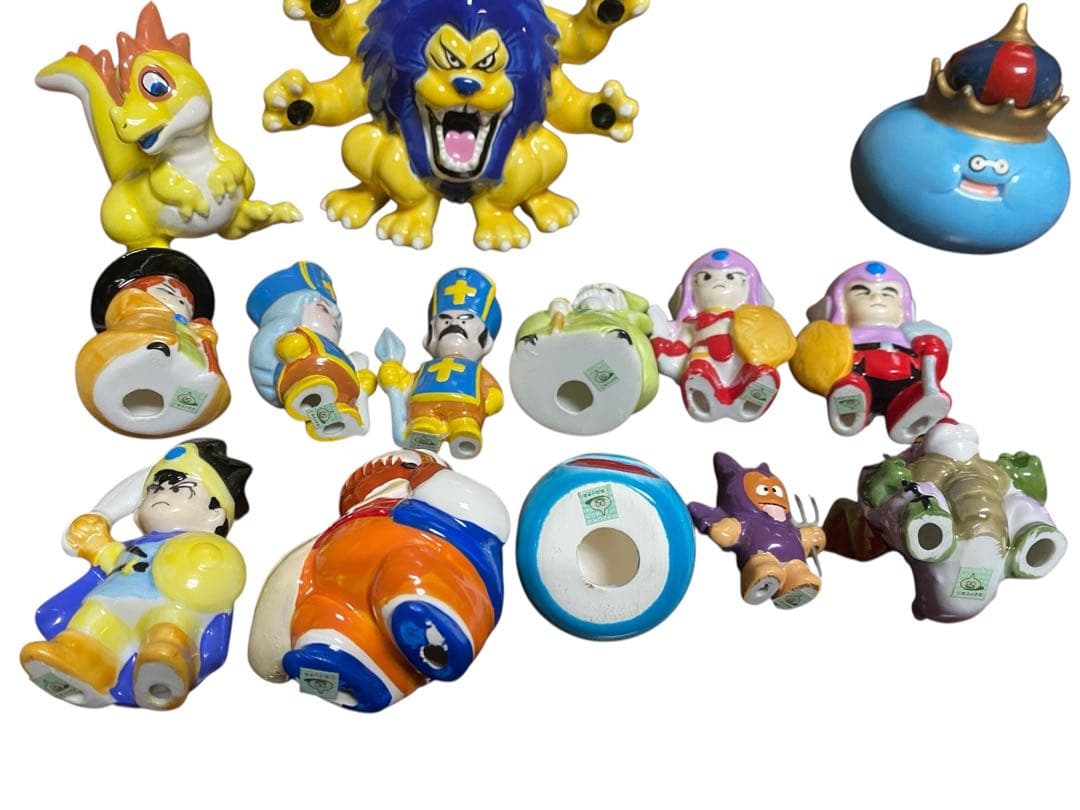 ドラゴンクエスト 陶器フィギュア 16体セット 当時物 シール付き美品 ENIX