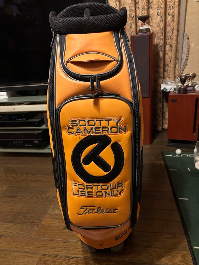 ア*ジ様 SCOTTY CAMERON キャディバッグ オレンジ
