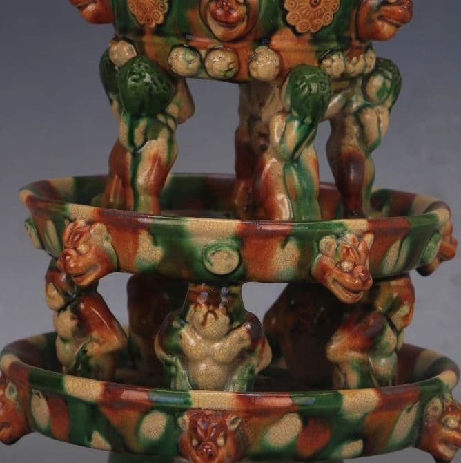 唐三彩とうさんさい 陶磁器 装飾品 工芸品 美術品 置物