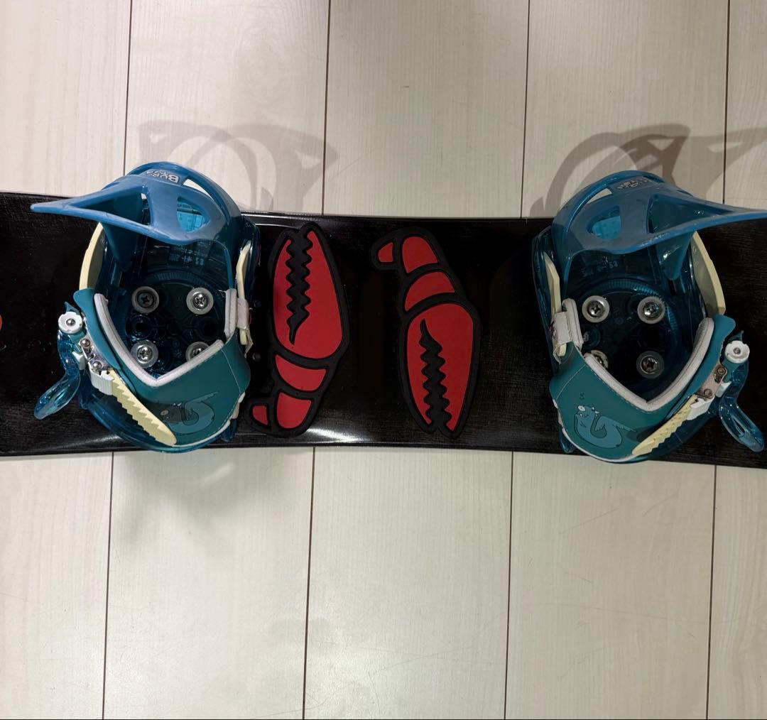 2021-22RIDEキッズスノーボード90バインディング、ブーツセット