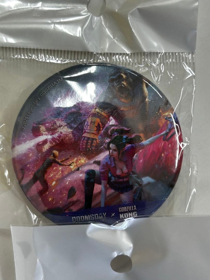 DOOMSDAY ×ゴジラ・コング 缶バッジ 4個セット
