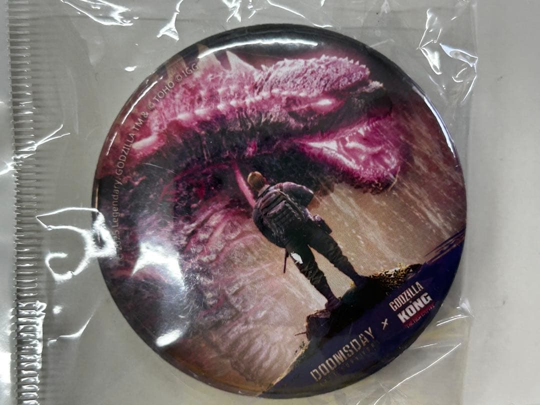 DOOMSDAY ×ゴジラ・コング 缶バッジ 4個セット