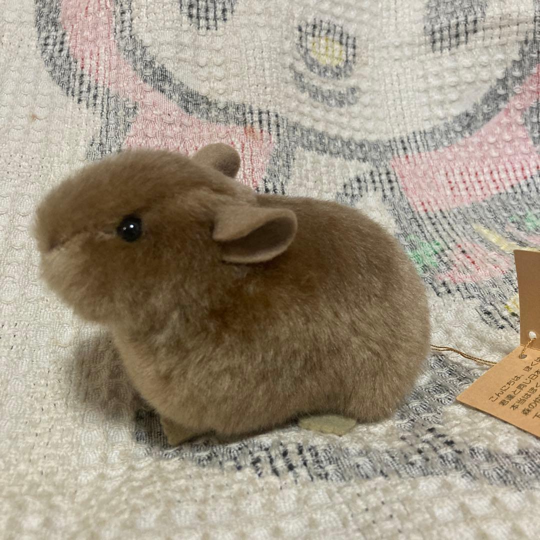 やまね工房　鳴く ナキウサギ　ぬいぐるみ　タグつき　中古品