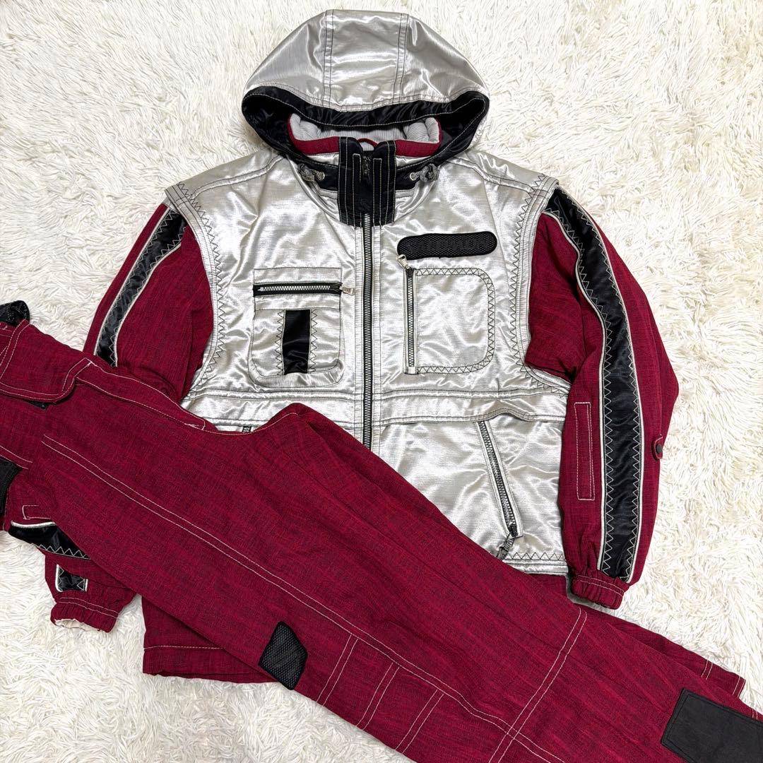 salomon スキーウェア 上下セット Lサイズ　セットアップ　サロモン