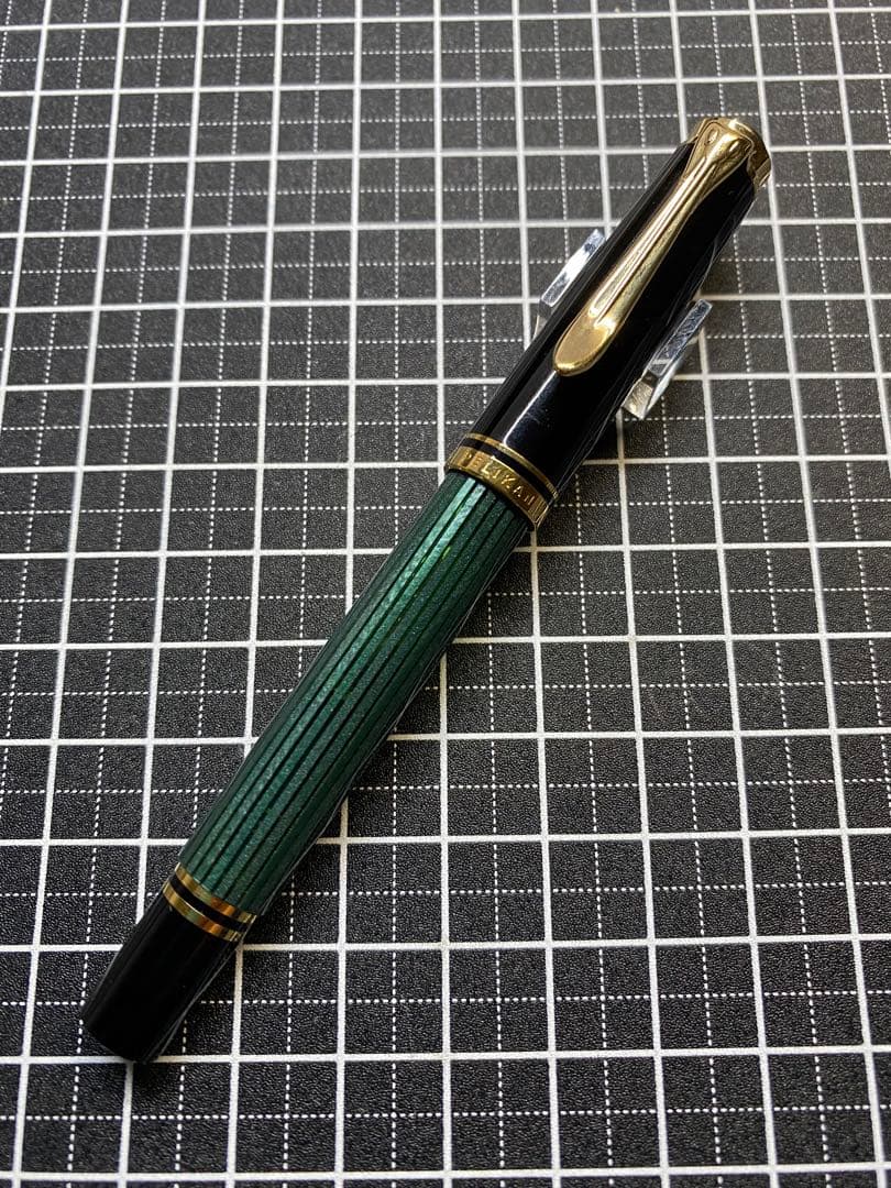 筆記具 PELIKAN Souveran M300 Green-Stripe FP