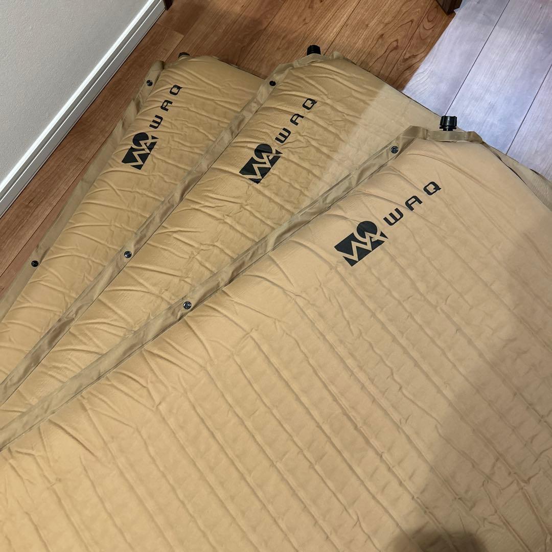 【3枚セット】WAQ インフレーターマット 8cm タン
