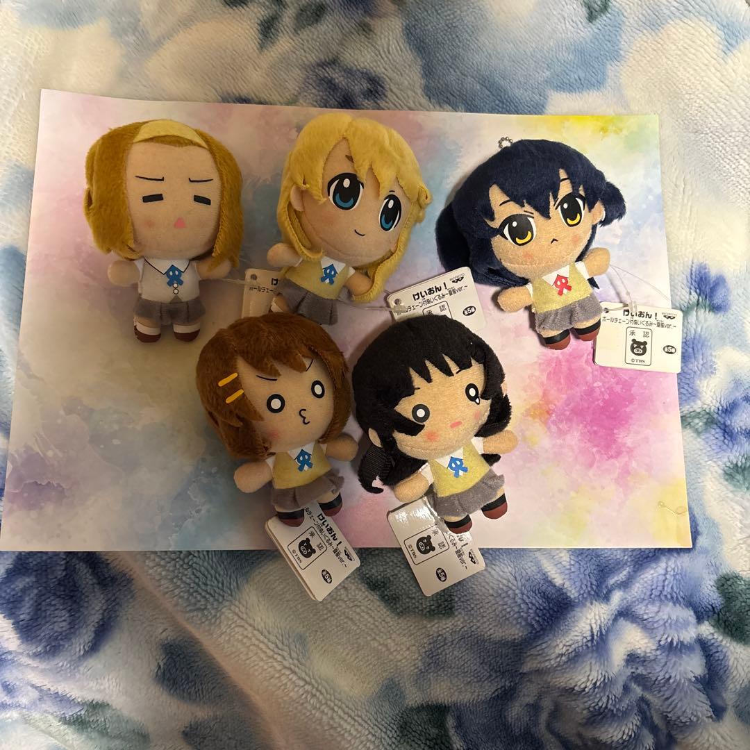 けいおん ボールチェーン付ぬいぐるみ　夏服バージョン