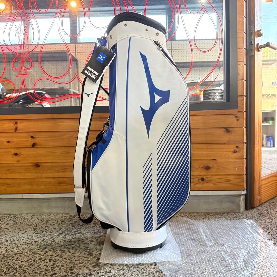 新品未使用タグ付き‼️【ミズノ】9.0型47インチ対応軽量設計ゴルフキャディバッグ