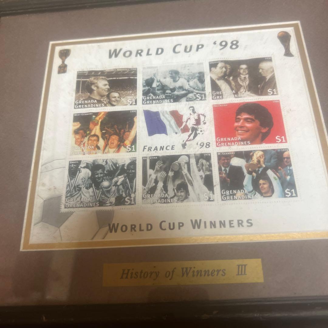 フランスワールドカップ記念切手