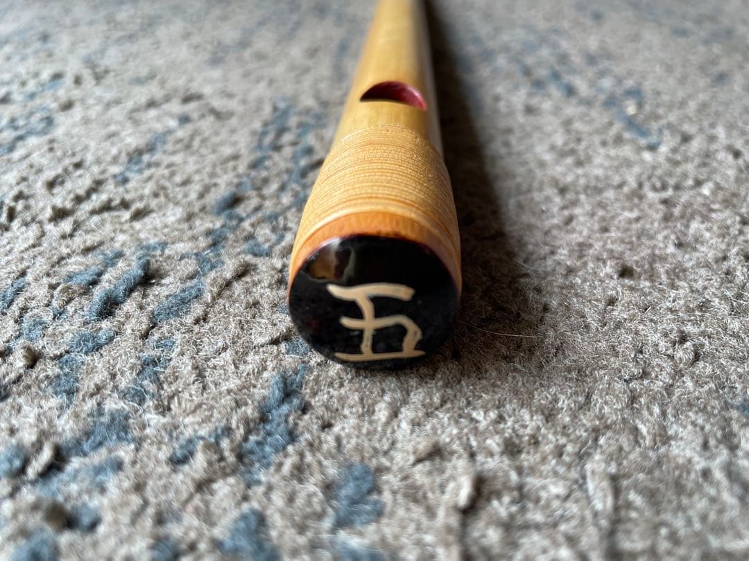 篠笛　鳳声晴由管囃子用（古典）五本調子　天地藤巻