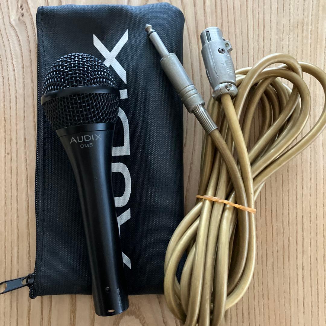 AUDIX OM-5 比較的綺麗です　ケーブル付