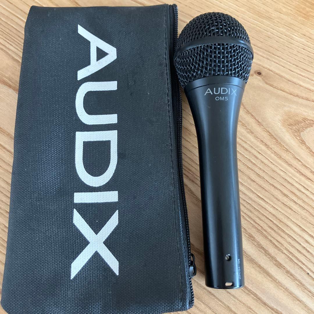 AUDIX OM-5 比較的綺麗です　ケーブル付