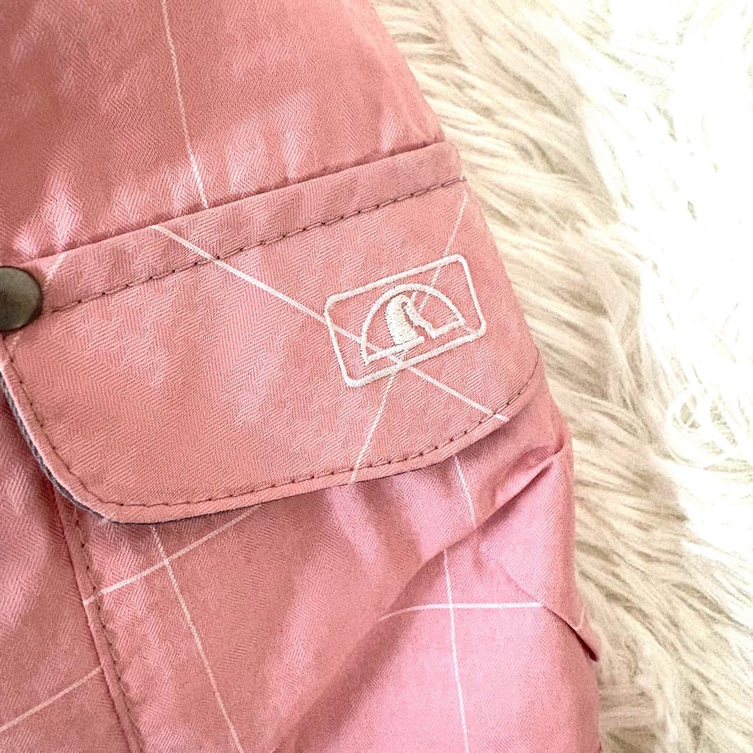 美品☆ellesse ITALY エレッセ　スキーウェア上下　スノボ　ピンク　L