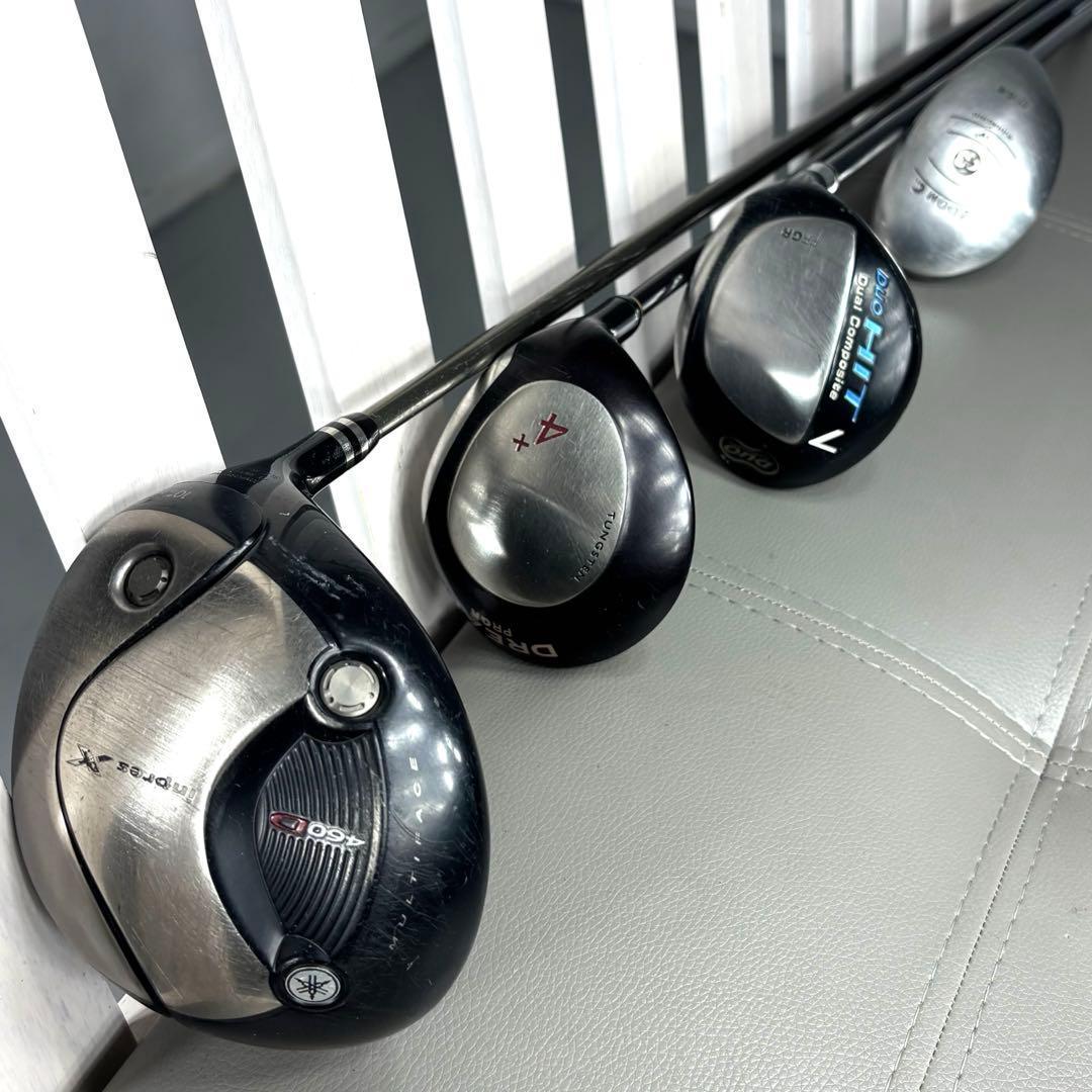 本格派 メンズゴルフクラブ 14本 フルセット スリクソン　キャディバッグ