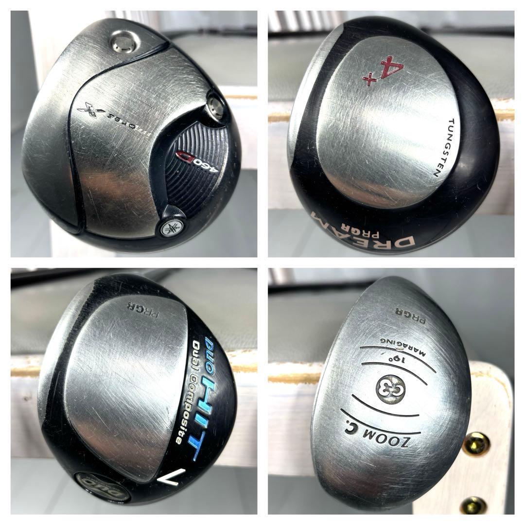 本格派 メンズゴルフクラブ 14本 フルセット スリクソン　キャディバッグ