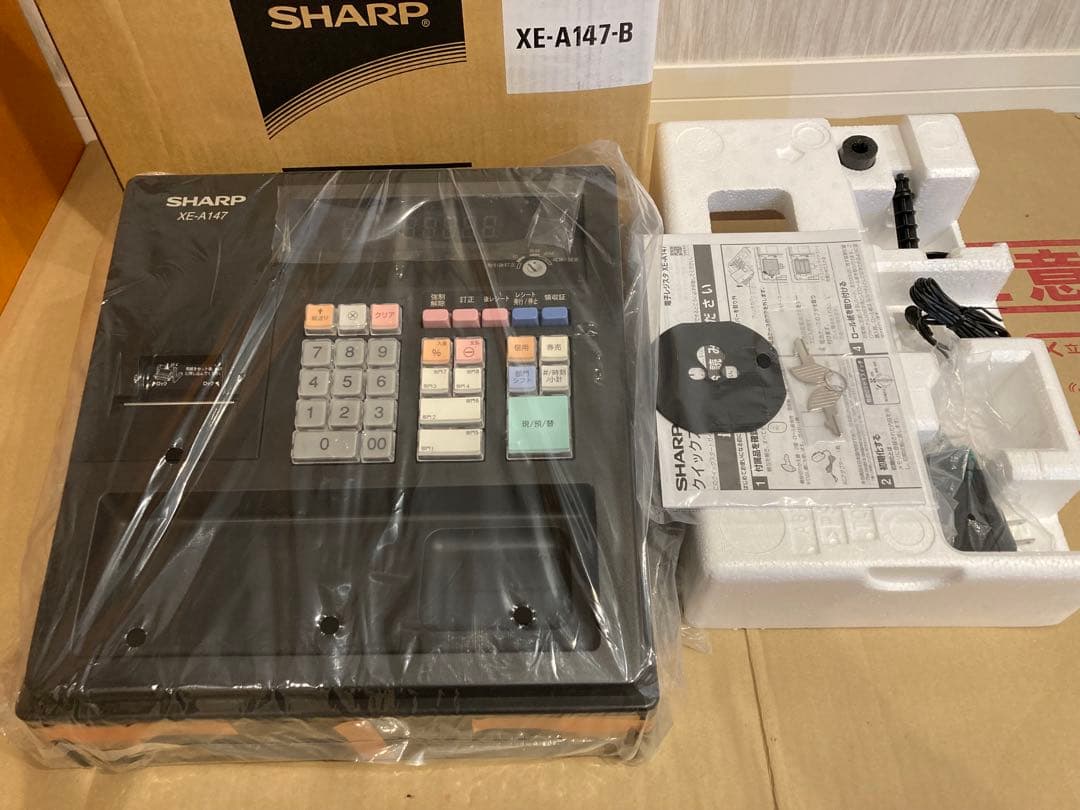 レジ　シャープ　XE-A147B 入手困難な新品未使用!!!