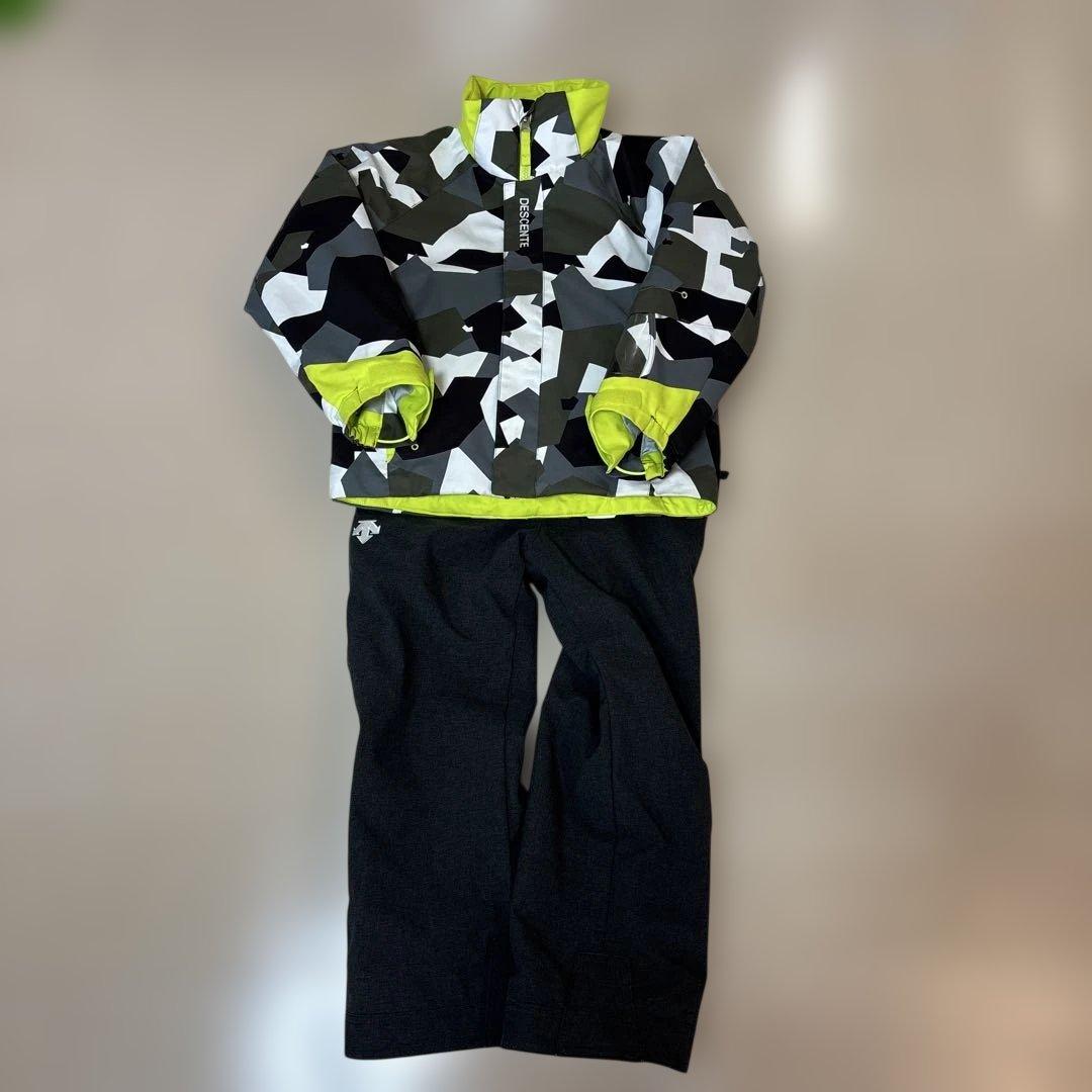 【105-125】 DESCENTE 子ども用スキーウェア 上下セット