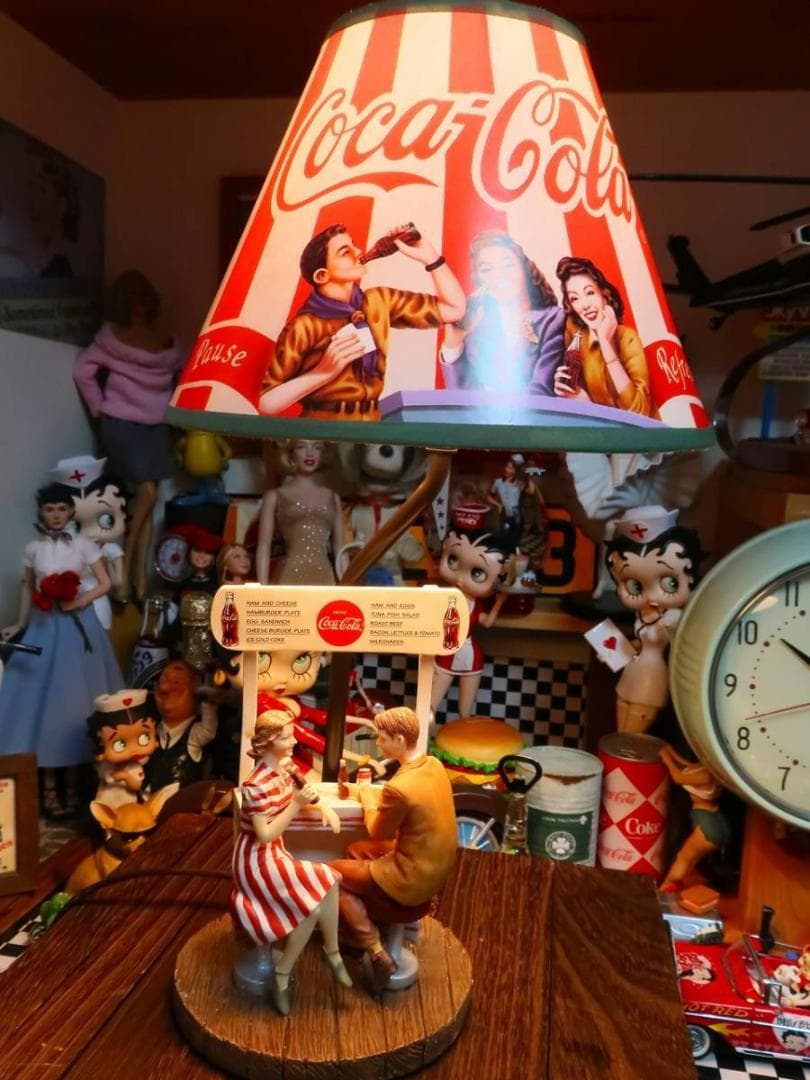 絶版★激レア★コカコーラ アメリカンダイナー ジオラマ ランプ ライト