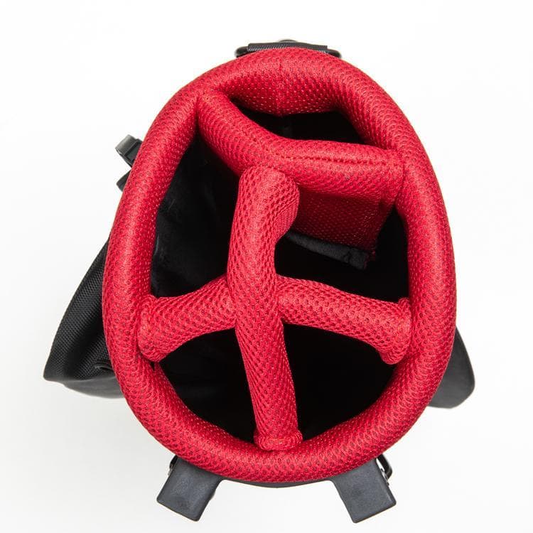 新品 AIRWALK エアーウォーク スタンドキャディバッグ フード付き RED