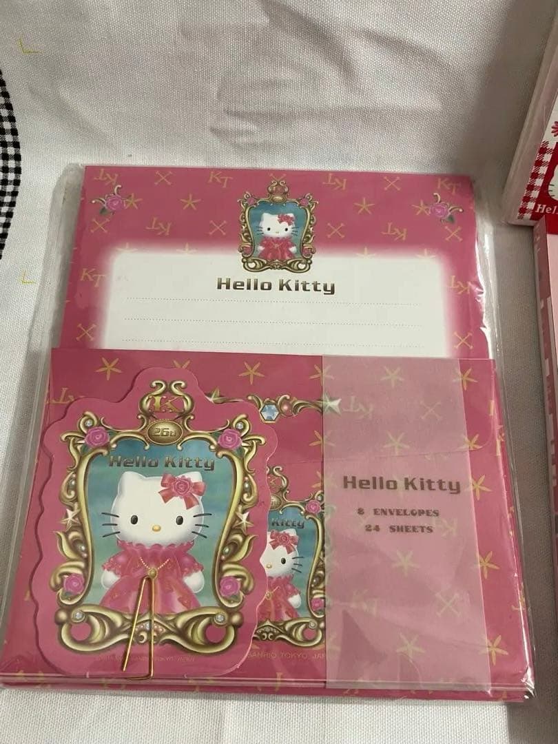 キティ　レターセット・メモ帳・封筒セット① ハローキティ　サンリオ