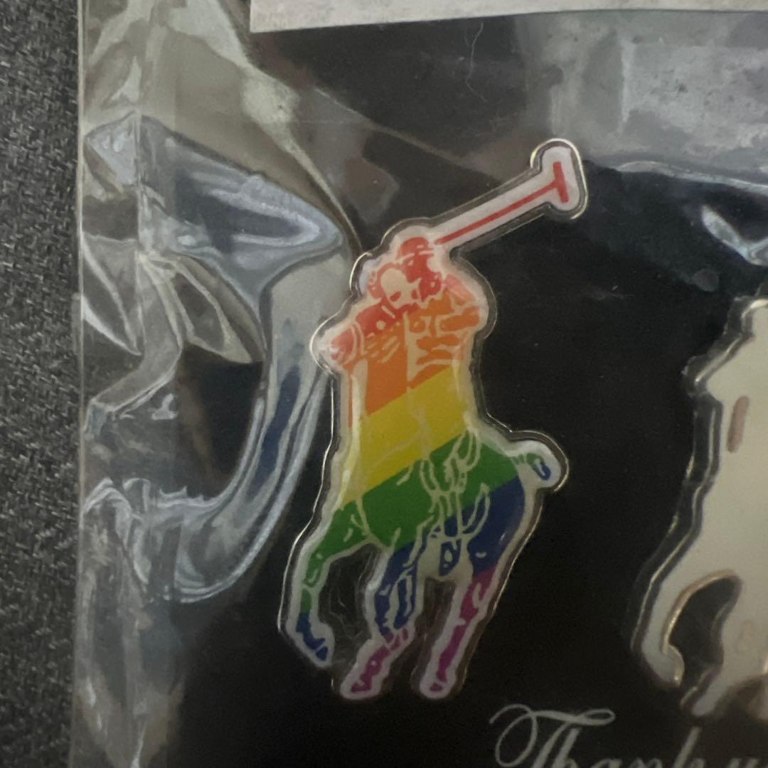 ラルフローレンスタッフ限定非売品ピンバッジ