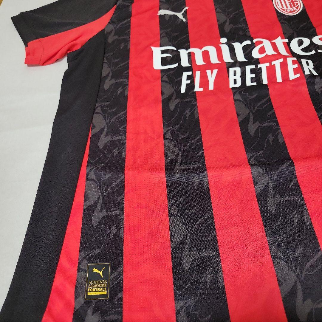 新品ACミラン 25 公式ホームレプリカユニフォーム 77996201 Lサイズ