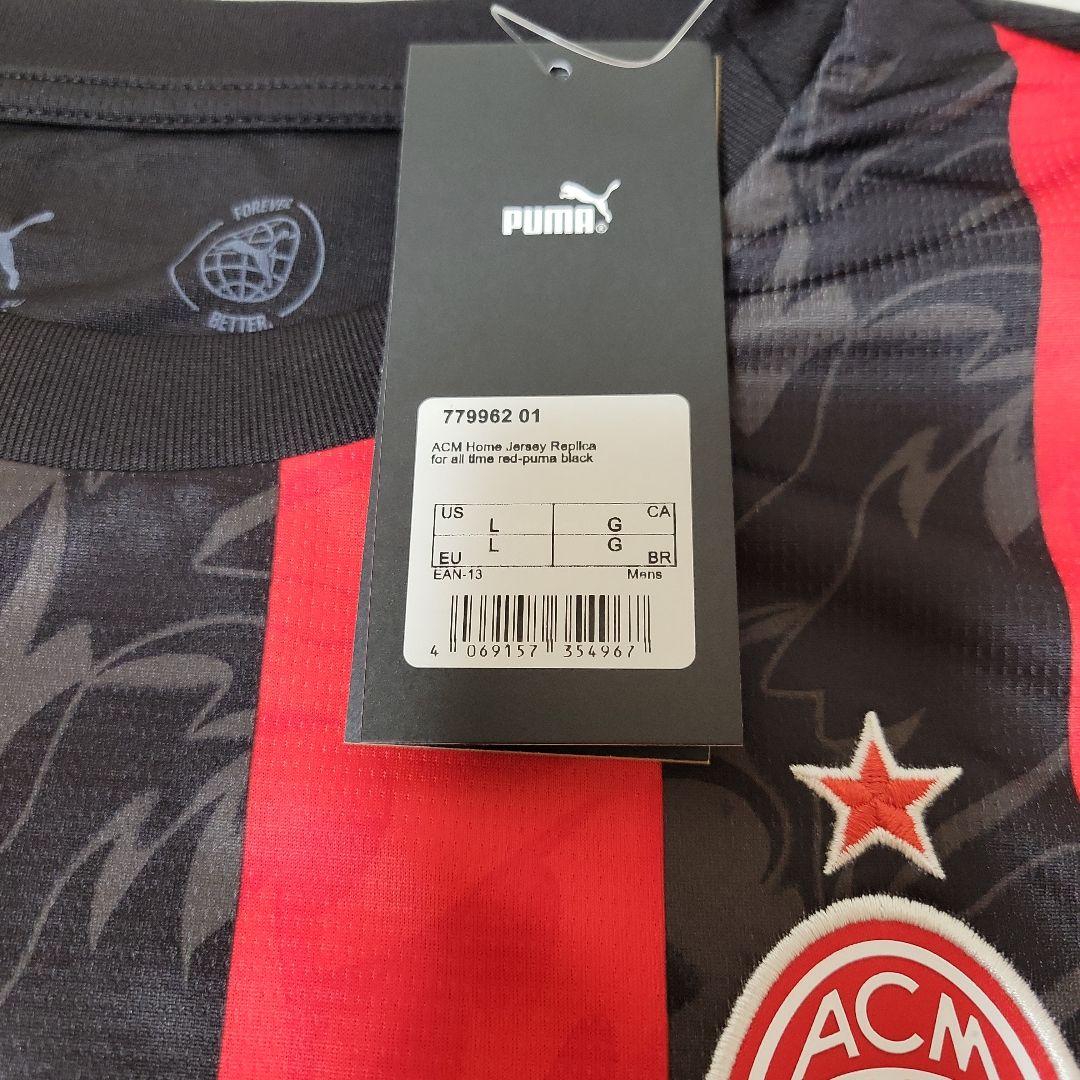 新品ACミラン 25 公式ホームレプリカユニフォーム 77996201 Lサイズ