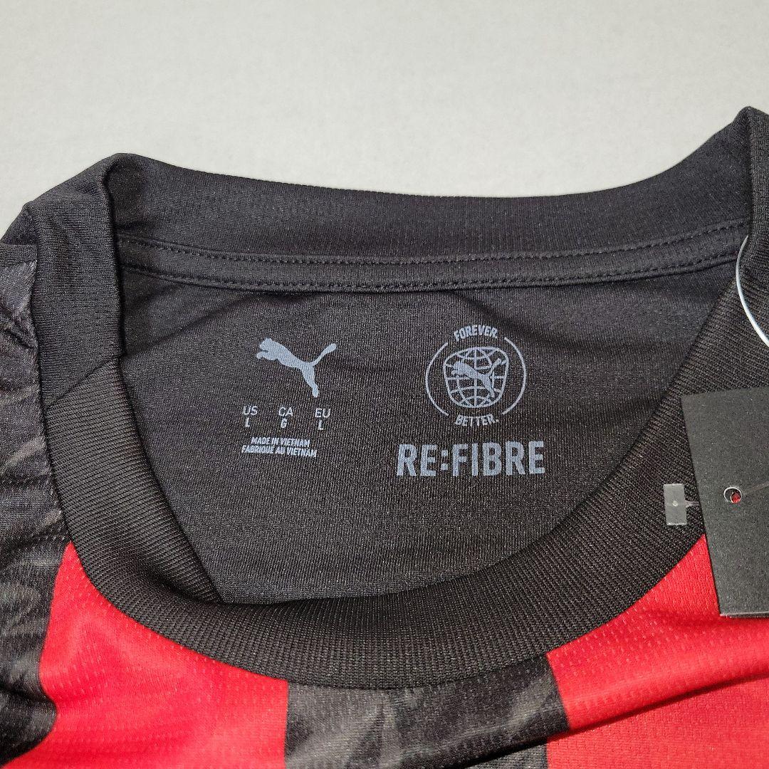 新品ACミラン 25 公式ホームレプリカユニフォーム 77996201 Lサイズ