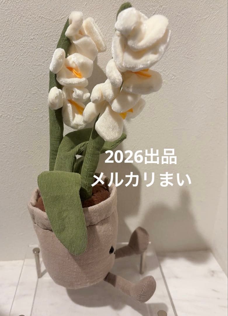  Amuseable Cream Orchid ぬいぐるみ　蘭