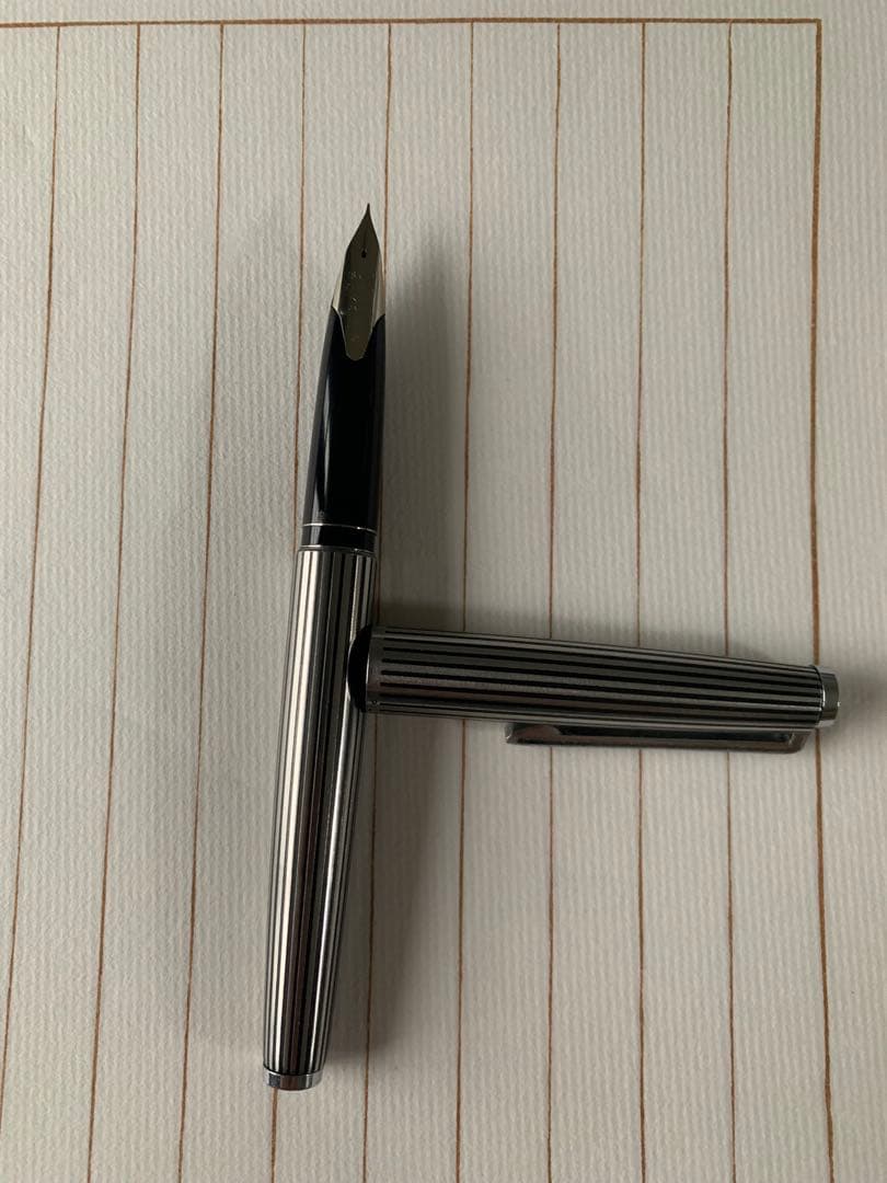 パイロット 蝕刻 18Kホワイトゴールドペン先 万年筆