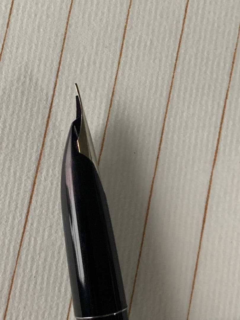 パイロット 蝕刻 18Kホワイトゴールドペン先 万年筆